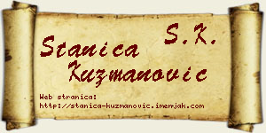 Stanica Kuzmanović vizit kartica